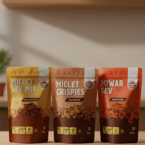 Jowar Sev, Mix Millet Sev & Millet Crispies
