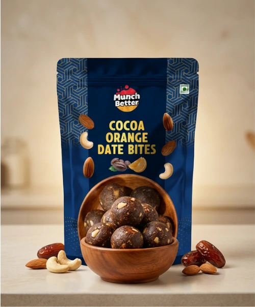 Cocoa Orange date bites