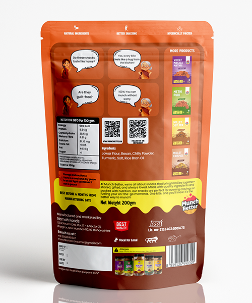 Jowar Sev, Mix Millet Sev & Millet Crispies - Image 4